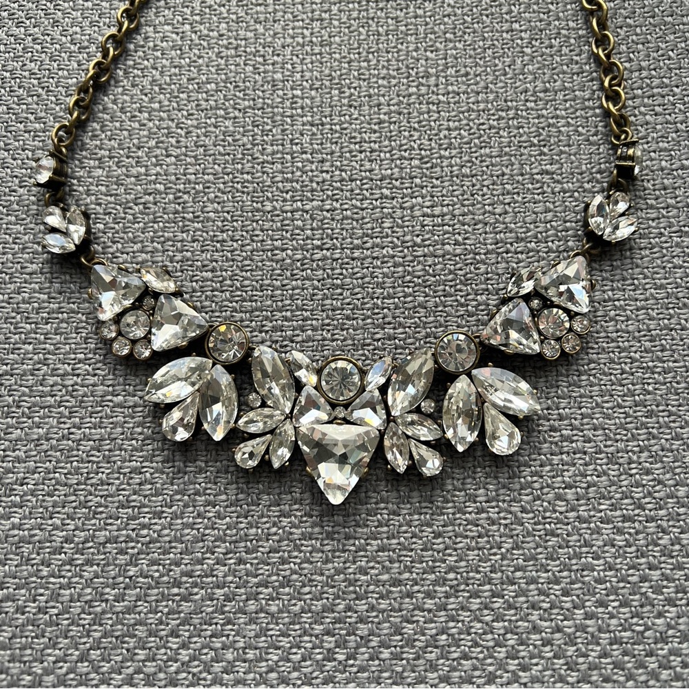 C Wonder Rhinestone Statement Necklace - Picture 2 of 6